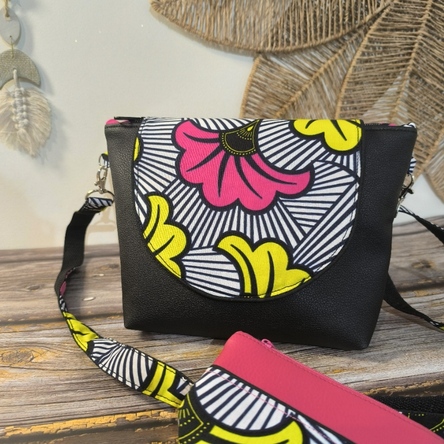 sac inès wax fleur de mariage jaune rose