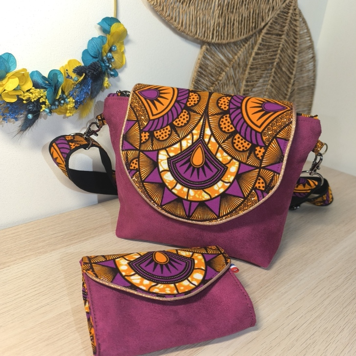sac wax orange violet